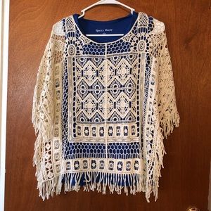 Size Small Lace Top and Size Large Tank Top